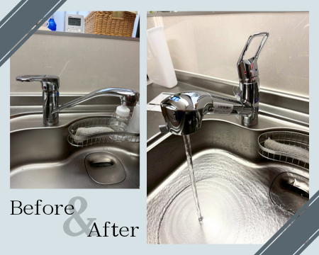 水栓取替リフォーム