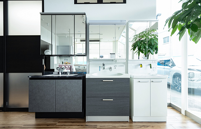 最新の水回りの設備を実際に確認して試すことができる!